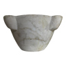 XXL neo classical mortar in 19th century white marble