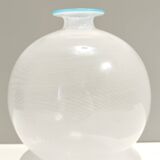 Murano Glass Vase by Ercole Barovier for Barovier & Toso with White Canes,