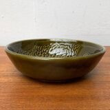 Vintage ceramic bowl with fish pattern by Secla, 1970s.