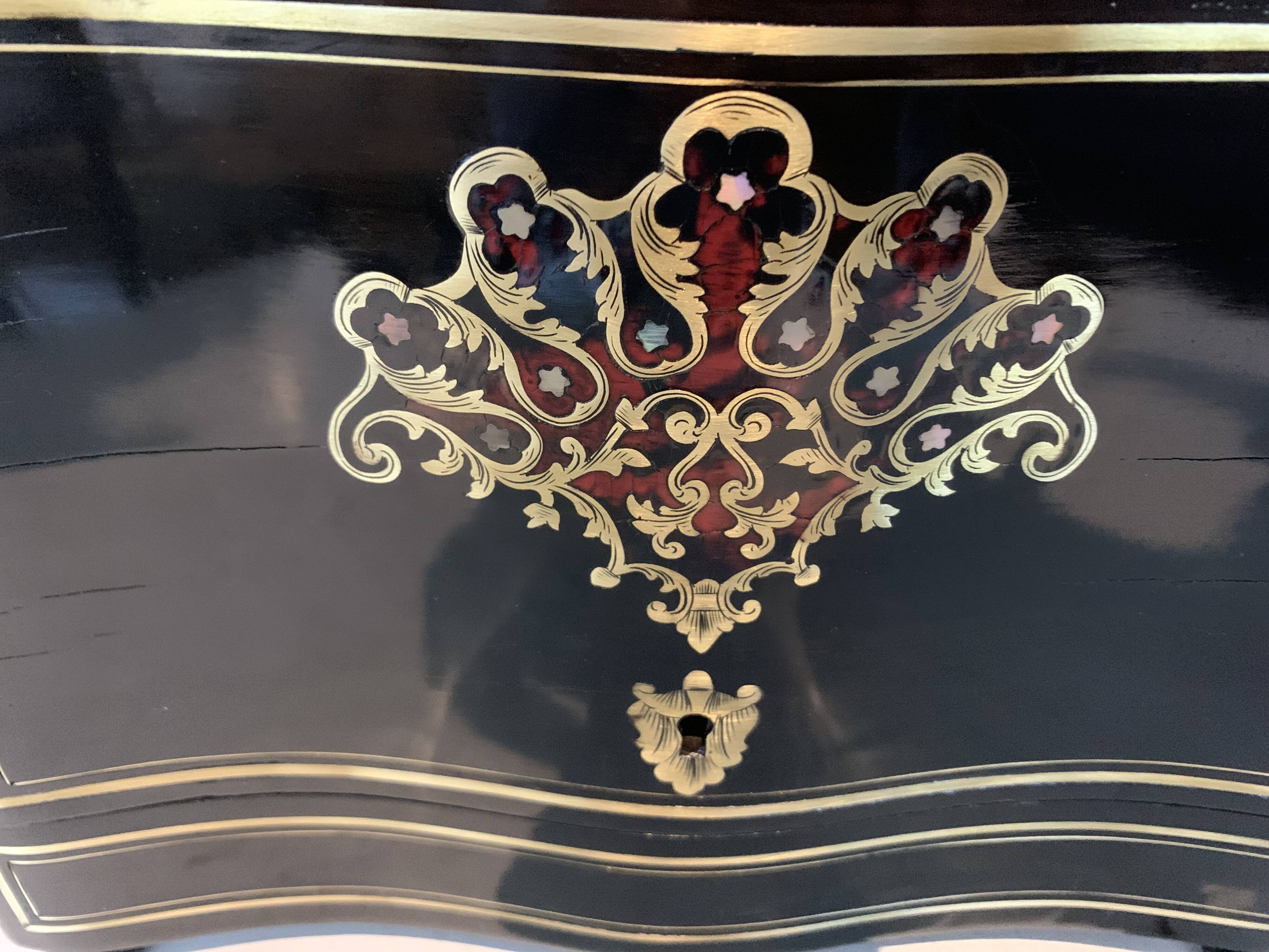 Napoléon III box marquetry xix century