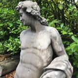 Reconstituted stone garden statue