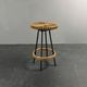 Midcentury Dutch rattan bamboo bar stools by Rohe Noordwolde, 1950s