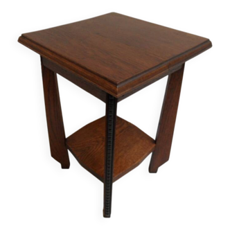 Art Nouveau oak sidetable Amsterdam School