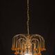 Marilyn Monroe, Orange Murano Glass Flowers Drops Chandelier, 1970s