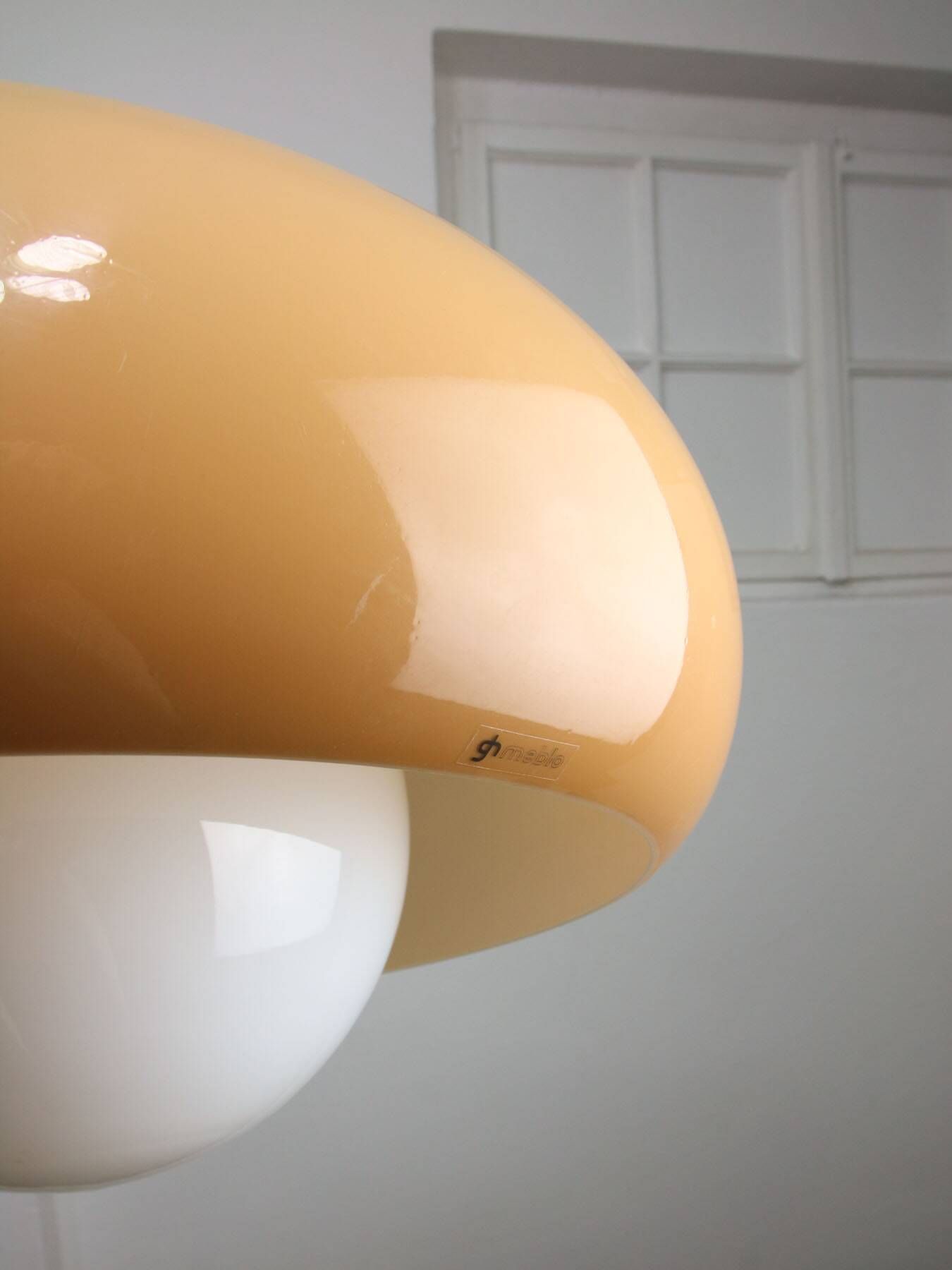 Large Mid-century Modern Pendant Lamp from Guzzini, 1960s