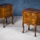 Louis XV Style Bedside Tables, France, 20th Century, Set of 2