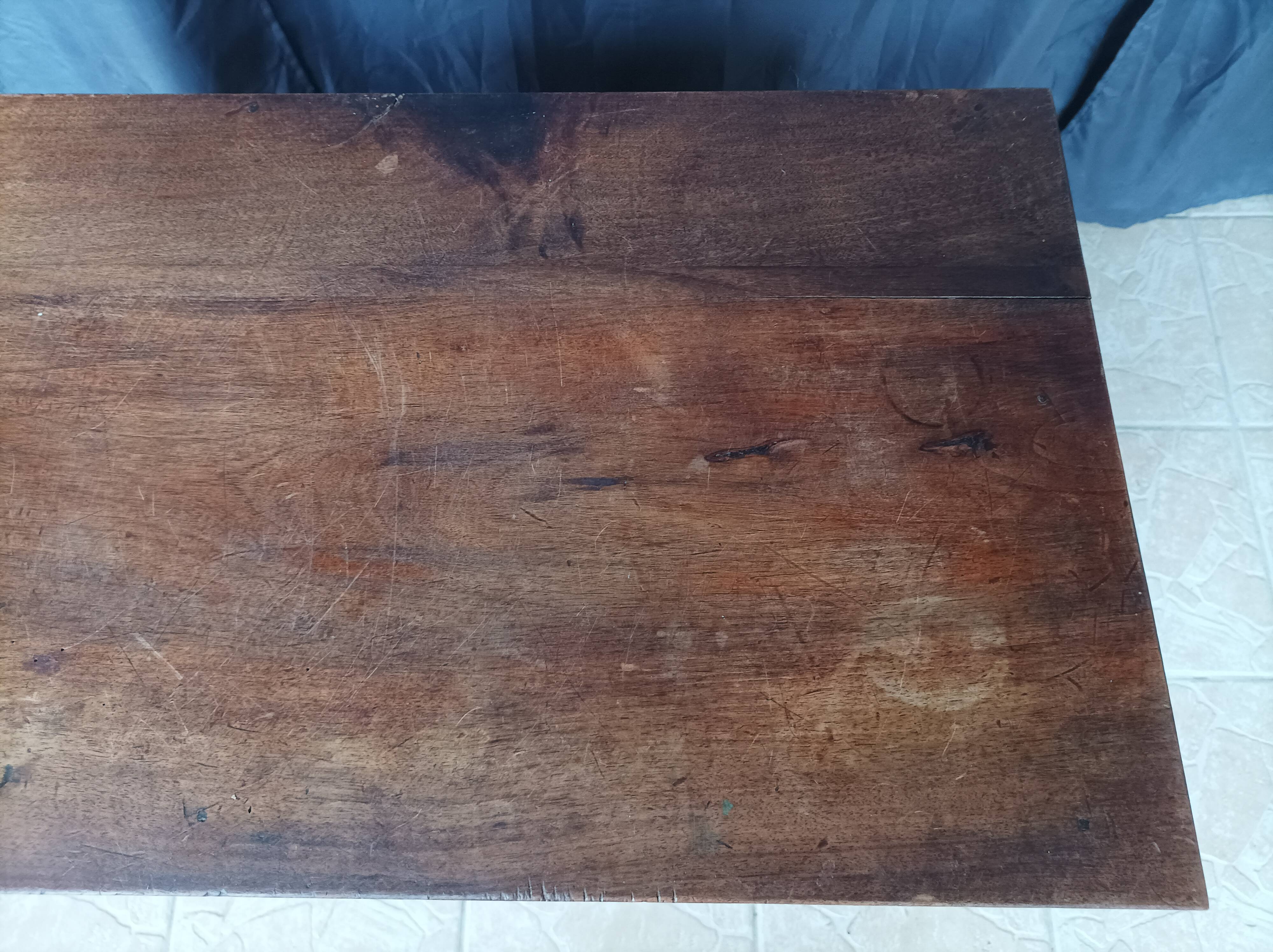 Low walnut sideboard
