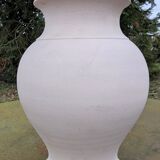 Beautiful Vintage Stoneware Vase Signed Engraved Vallauris Fonck and Mateo 50 60