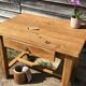 Table / Bureau ancien rénové – Pièce unique