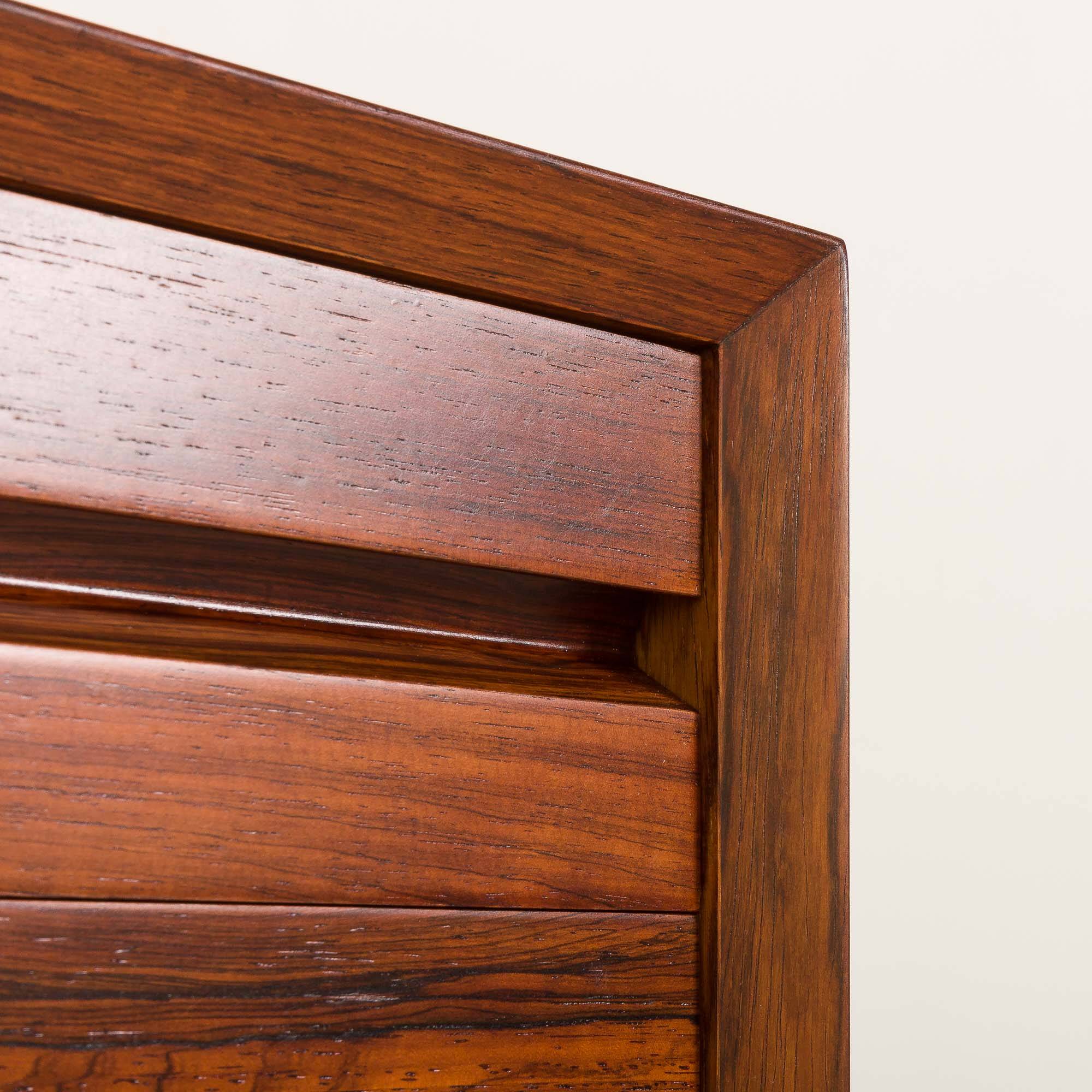 Unité murale en palissandre Poul Cadovius pour Cado, Danemark années 1960
