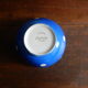 Longchamp small blue bowl porcelain milk coffee made in France
