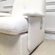 Fauteuil vintage en laine bouclée