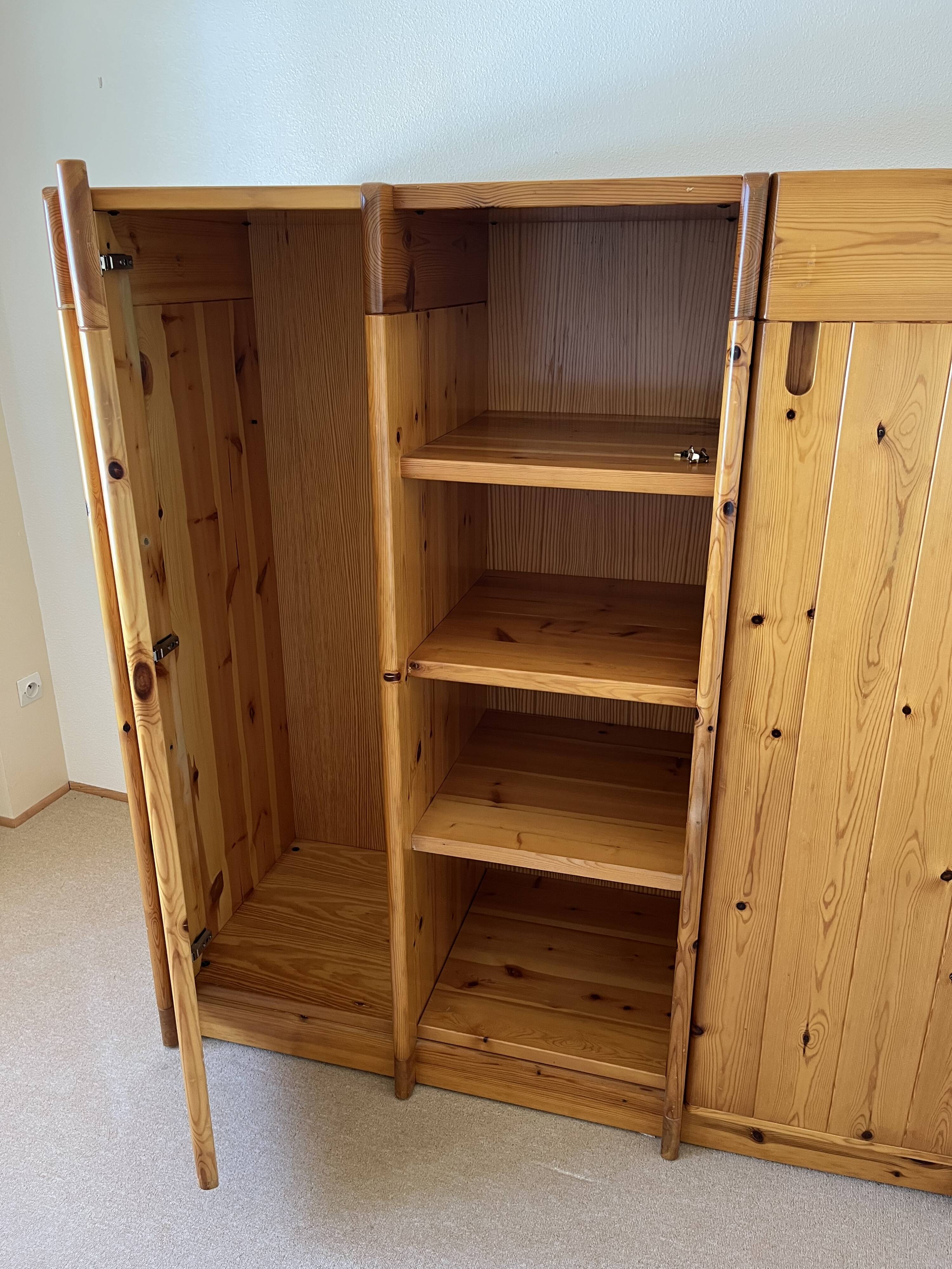 Teen bedroom solid wood Roche and Bobois 1980s