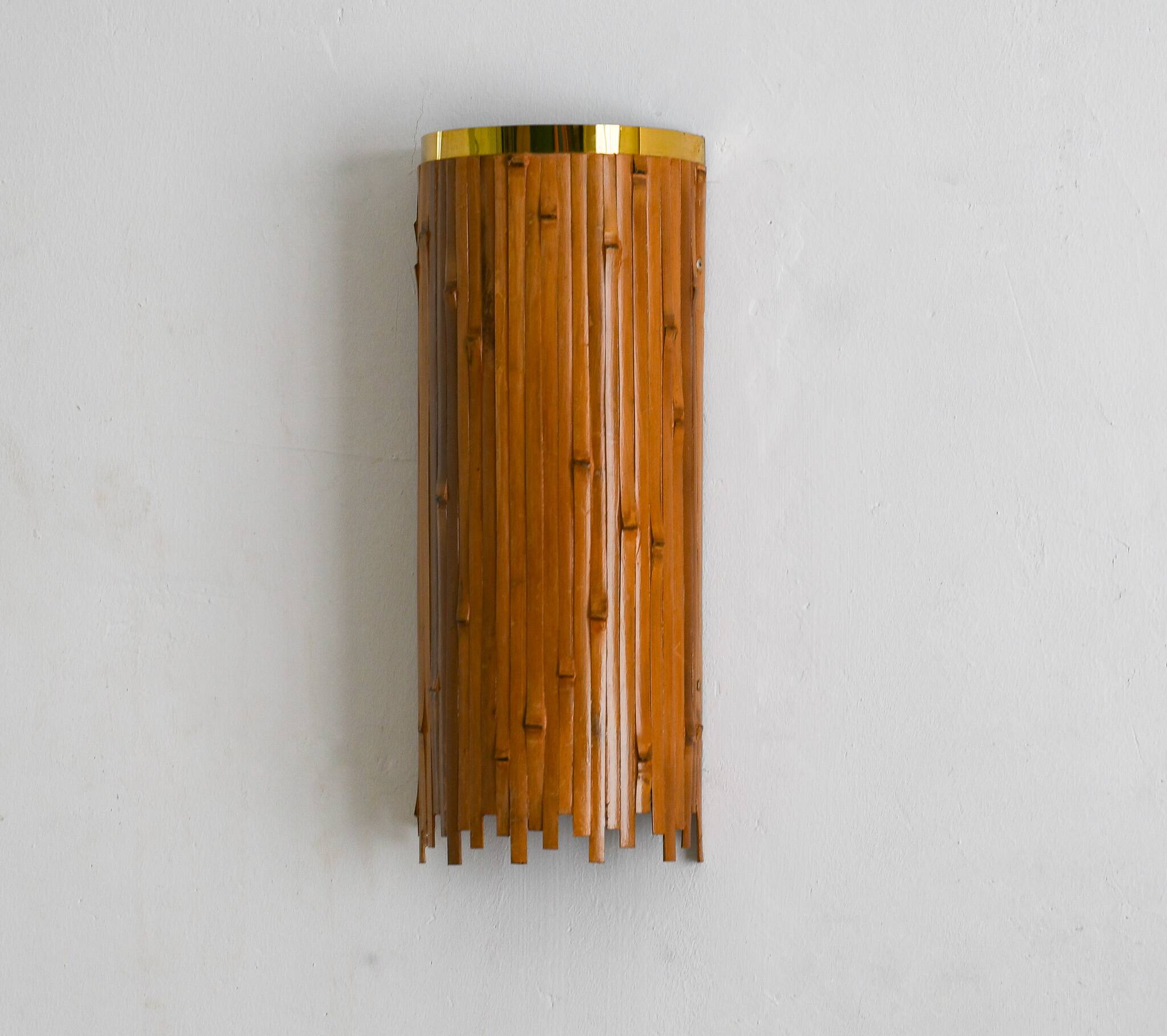 Applique murale en bambou