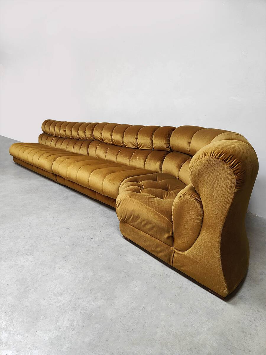 Midcentury modular sofa vintage 'Golden hour'