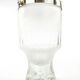 Art Deco ice bucket, glass, Val Saint Lambert, Belgium, 1950s