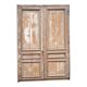 Closet façade with double doors in solid fir twentieth century