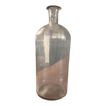 Bouteille bonbonne verre pharmacie vintage