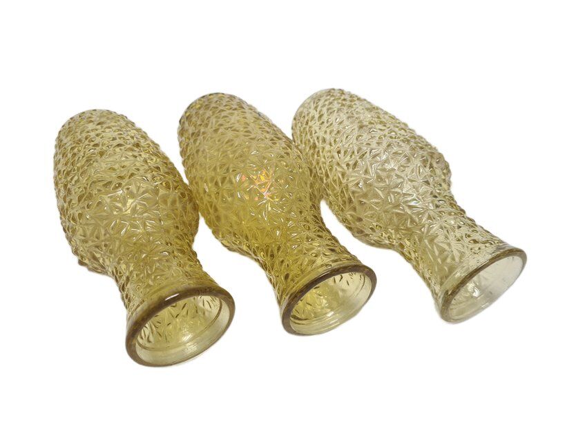 3 vases de HSG Prądniczanka, Pologne, années 1970