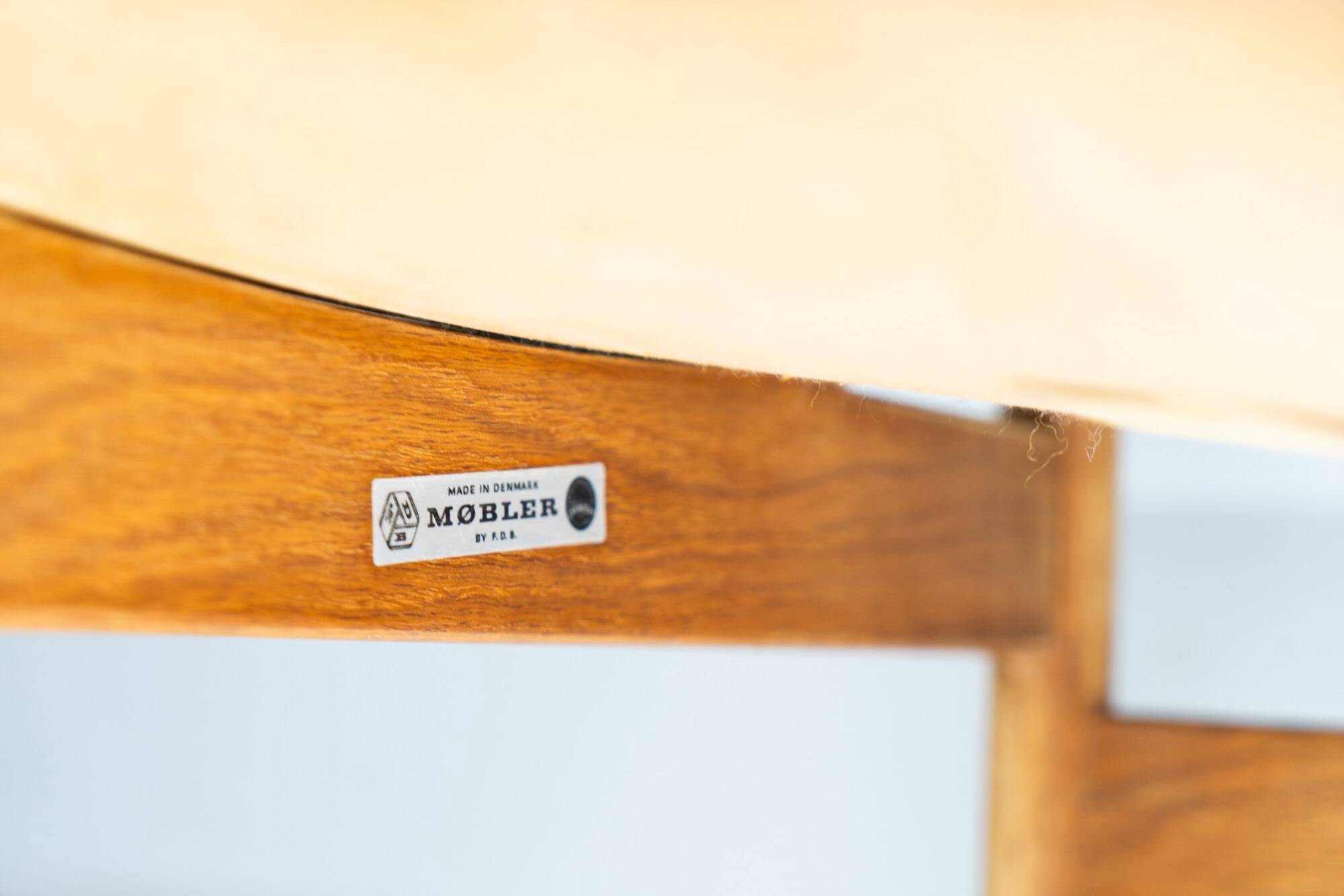 Rare easy chair by Jørgen Bækmark for FDB Møbler