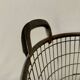 Old large zinc basket