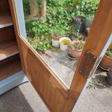 Wardrobe with 1 glass door, late 19th century