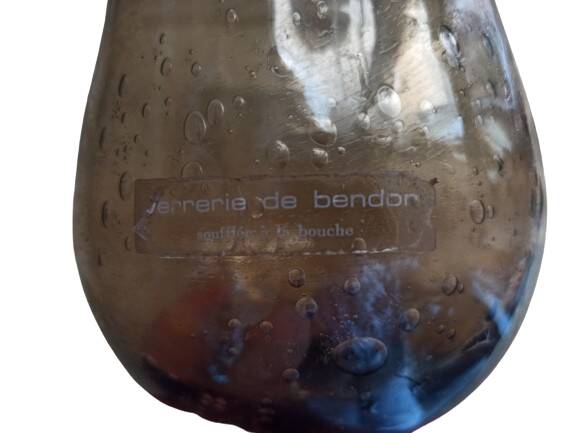 Mouth-blown "Bandor" glass jar