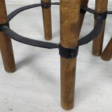 3 brutalist bar stools