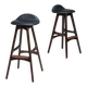 Tabourets de bar "OD61" d'Erik Buch, Oddense Mobler, Danemark, 1965.