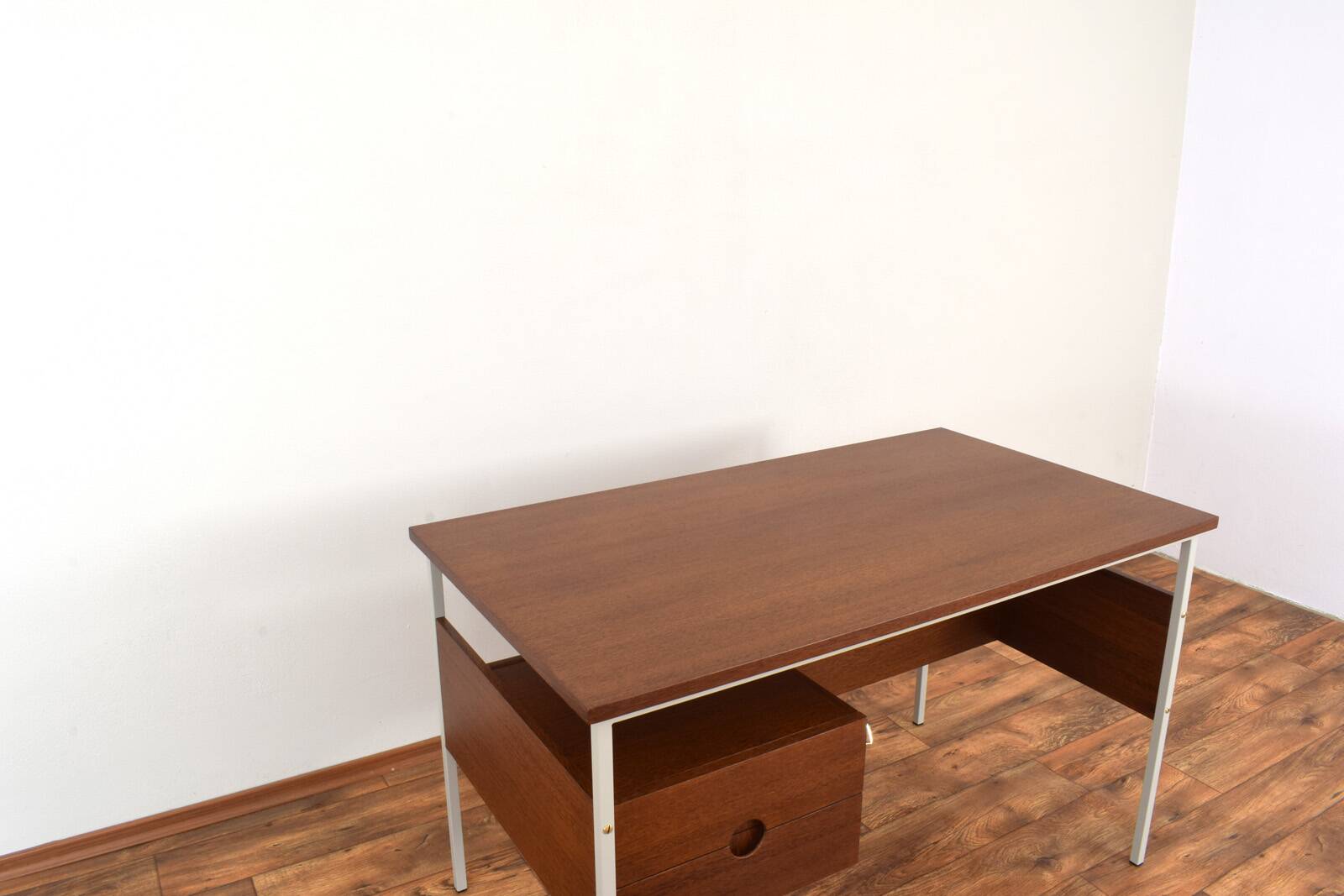 Mid-Century Danish Teak Desk, 1970s.