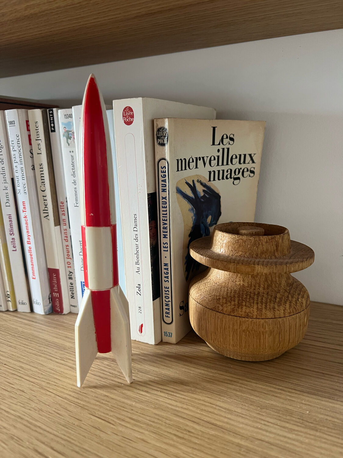 Vintage tintin rocket