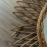Mirror rattan sun 1970