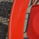 Set 5 vintage TED folding chairs IKEA red 1980s Nield Gammelgaard