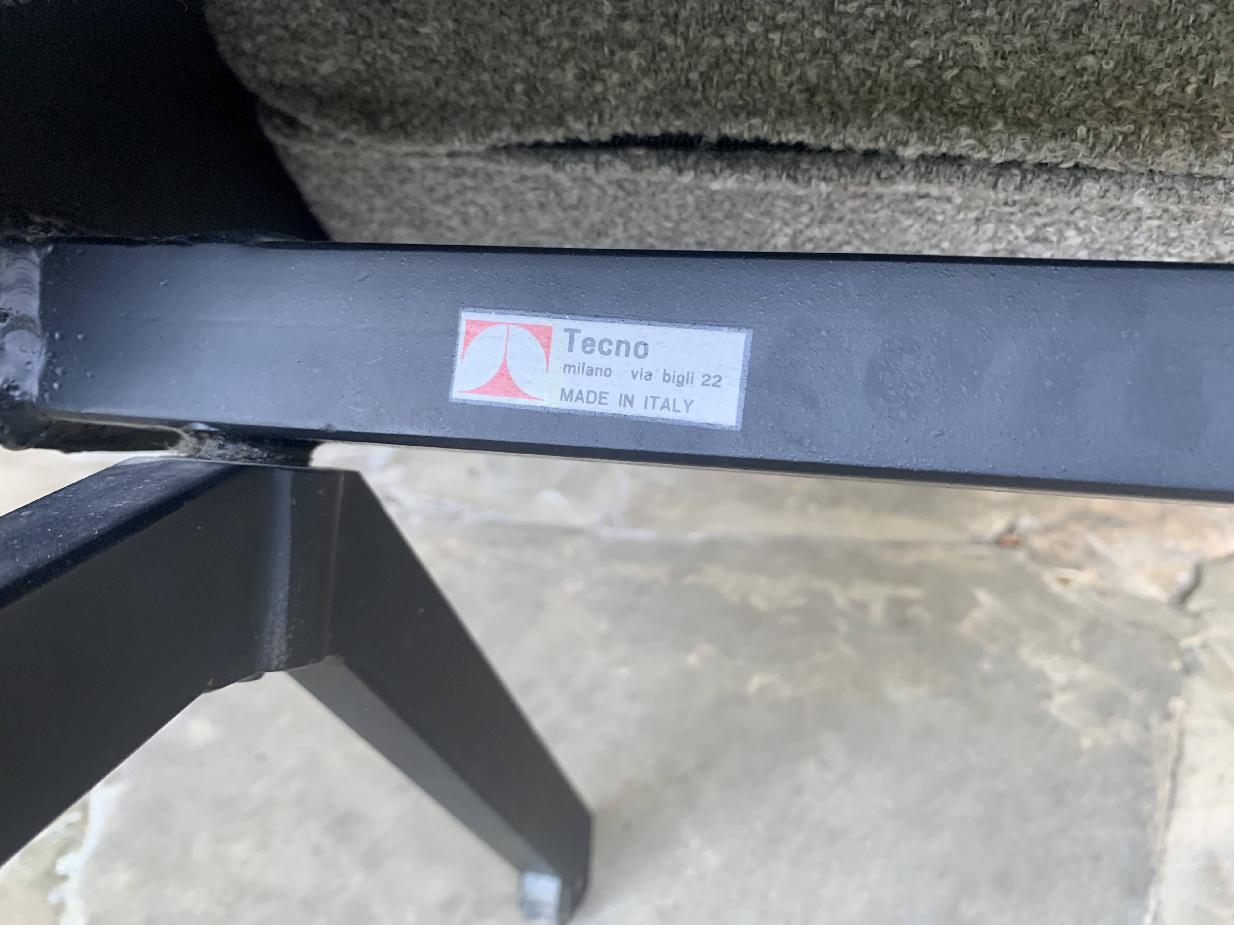 P40 armchair by Osvaldo Borsani for Tecno, Italy 1950s, reupholstered