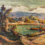 Breton Landscape, Robert Fleurent, 1945