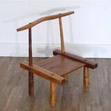 Vintage brutalist chair "Baoulé" 1950