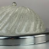 60s 70s Lamp Plafoniere Flush Mount Glass Space Age Design 60s