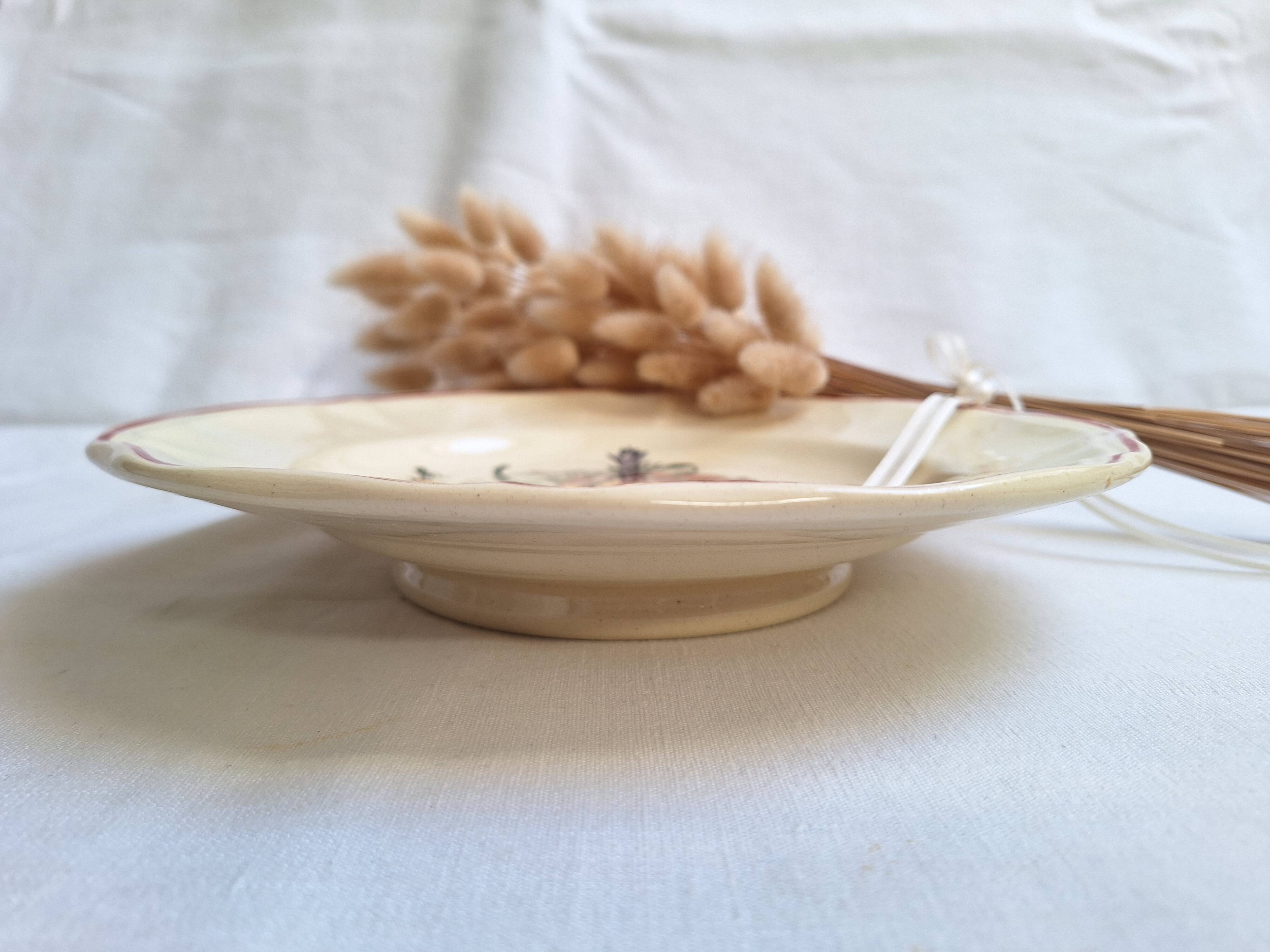 Stand / Compote dish Digoin Sarreguemines Model Loraine