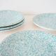 Set of 5 Italian plates Ceramica Dalia Castelforte