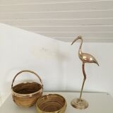 Great blue heron brass dore 46 cm