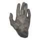Cast iron silver-coloured catchall in the shape of a hand, 1970s sculpture.