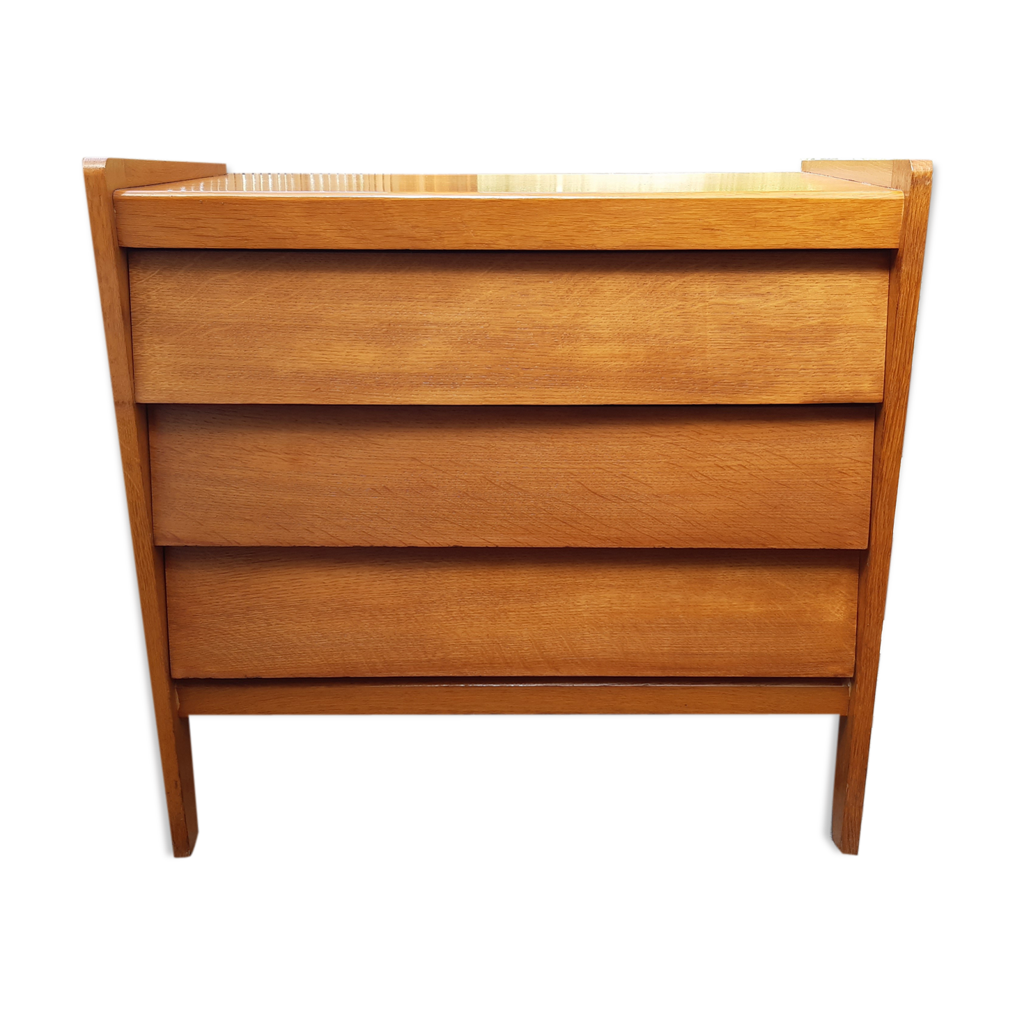 Commode chêne doré 1950