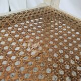 Old caned Louis XV style seat