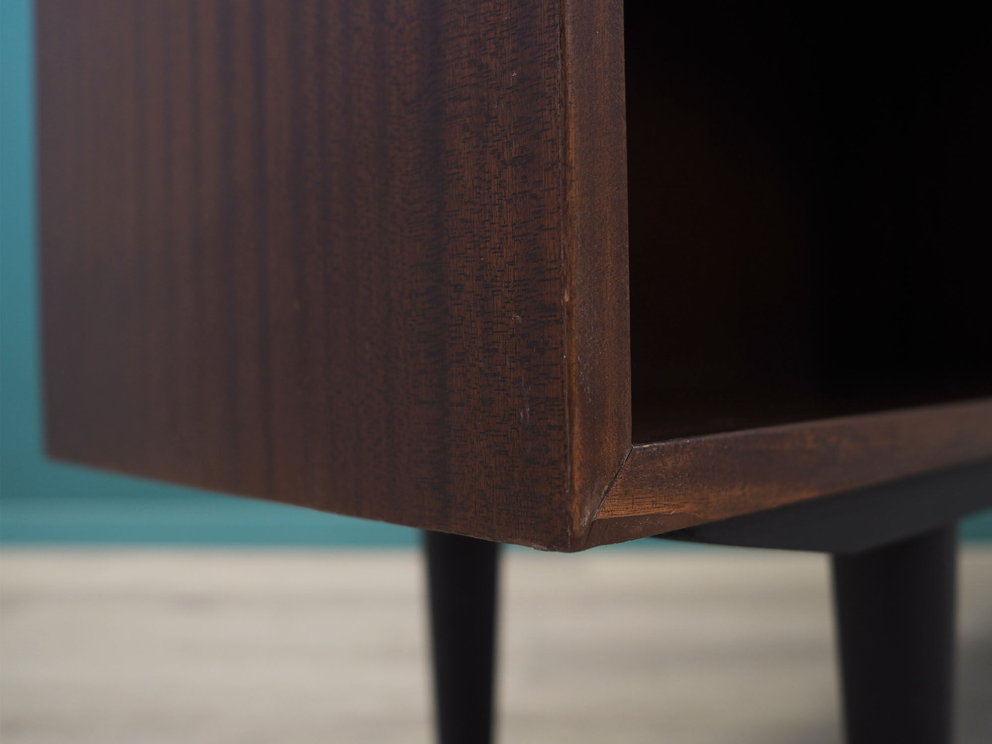 Mahogany bookcase, Danish design, 1970s, production: Omann Jun