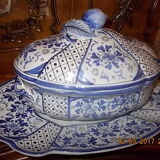 Tureen with its handmade dish