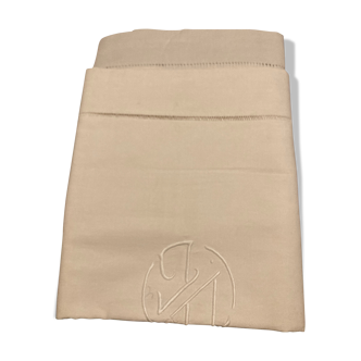 Set de 2 draps en métis blancs