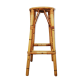 High rattan stool