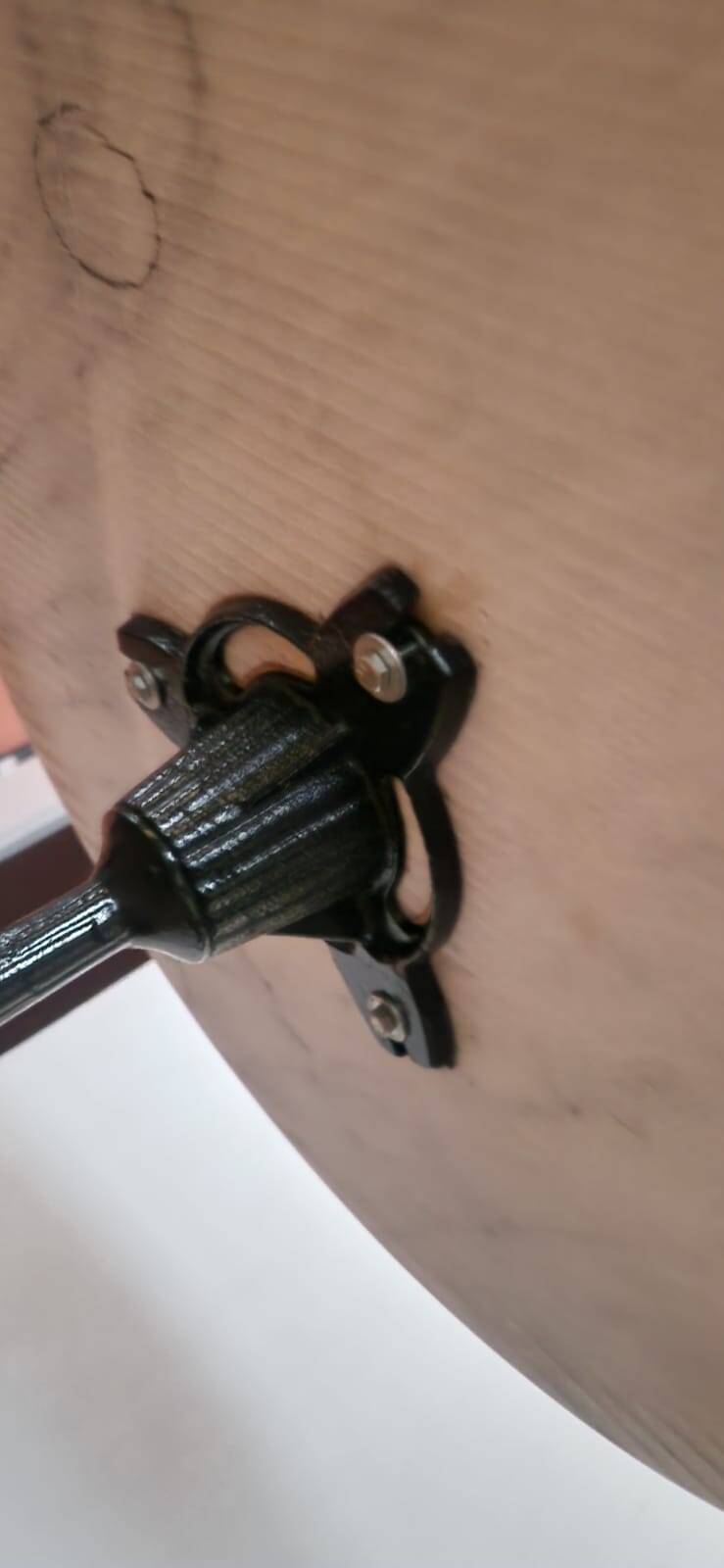 Round marble bistro table