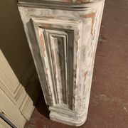 Showcase furniture style lacquered wood XX century
