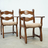 Set of two razorback armchairs